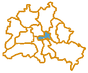 Stadtplan Friedrichshain-Kreuzberg Karte