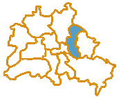 Karte Bezirk Lichtenberg Map Plan