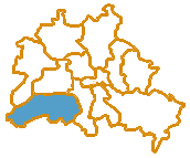 Karte Bezirk Steglitz-Zehlendorf Map Plan