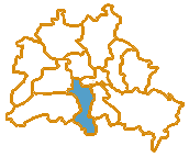 Karte Bezirk Tempelhof-Schöneberg Map Plan